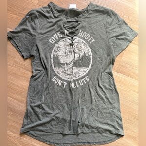 Olive Graphic Short Sleeve Tee